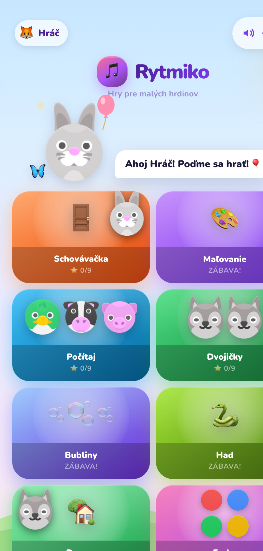 Rytmiko — PWA edukačná hra